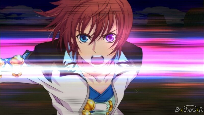 Anime Character with Heterochromia — Purple