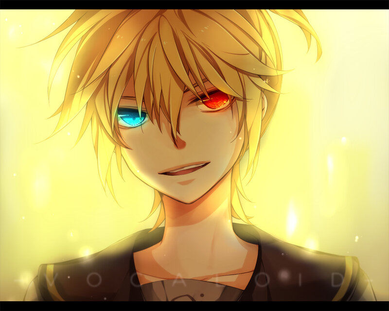 Anime Character with Heterochromia — Yellow