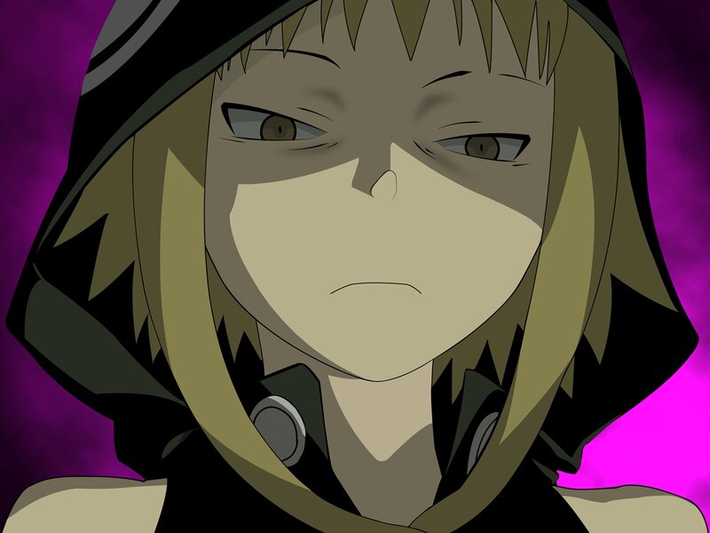 anime character with hood