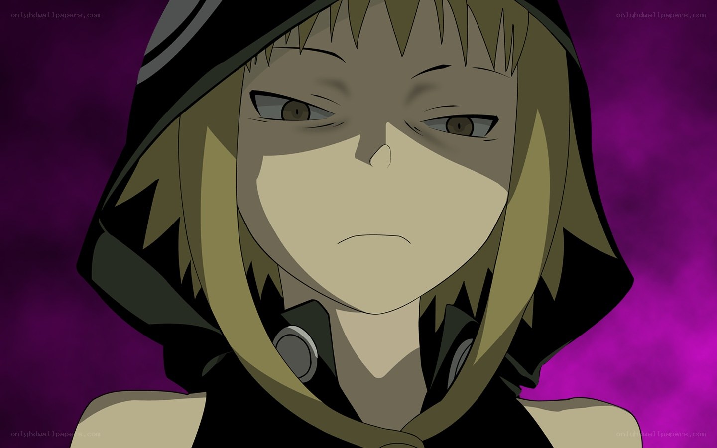 anime character with hood