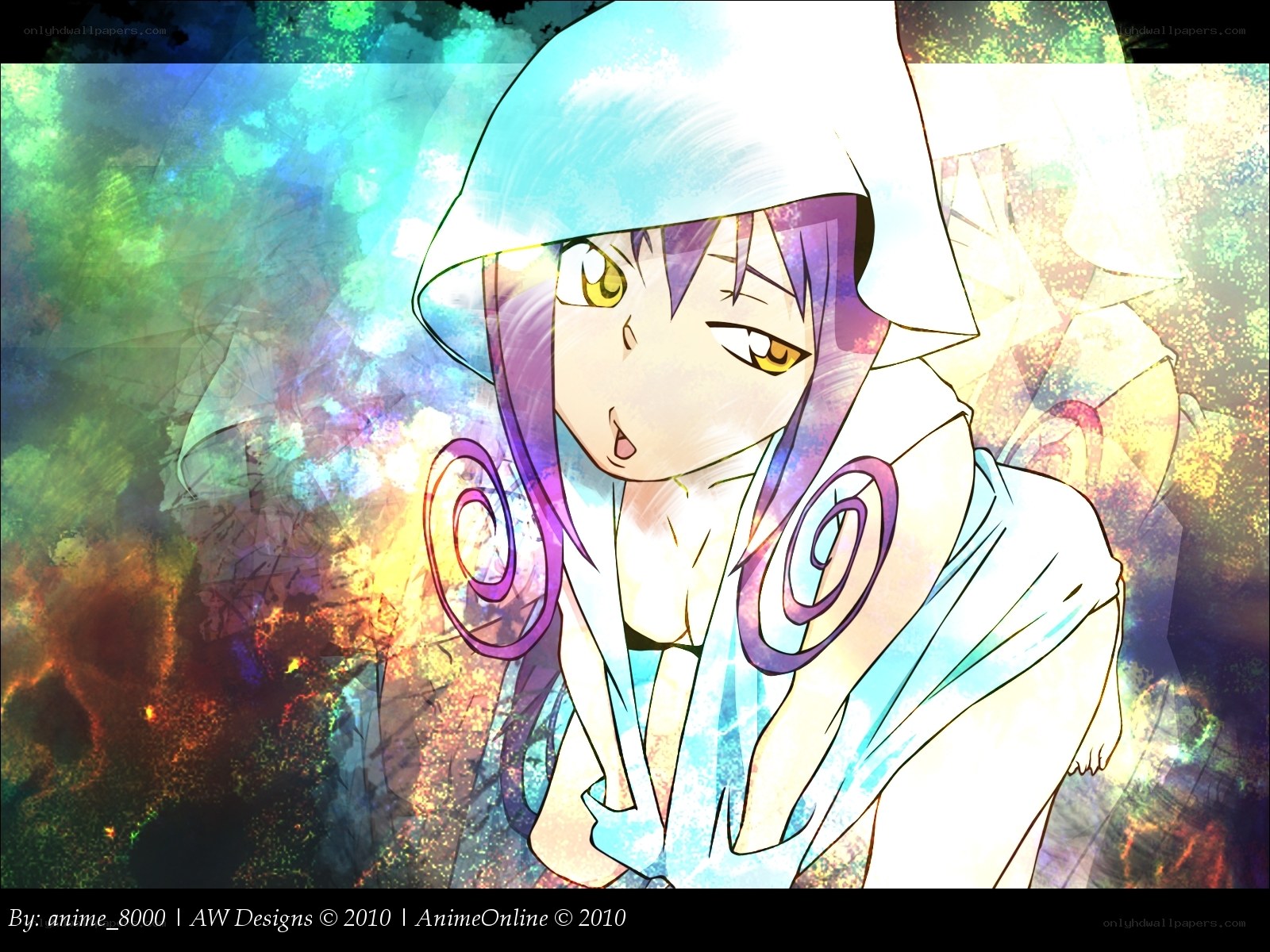 anime character with hood