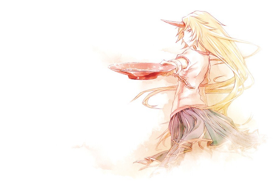 anime character with horn