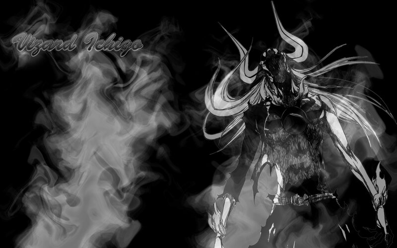 Anime Character with Horns — Black, Dramatic, Manga, Smoke