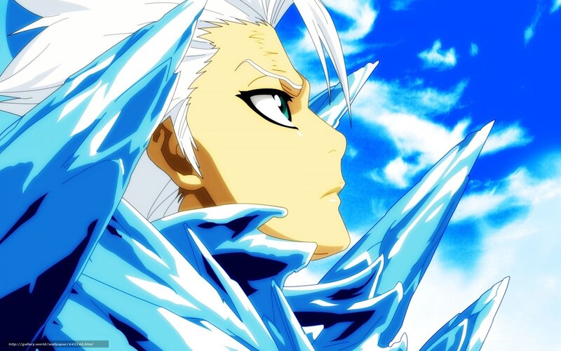 Anime Character with Ice Armor