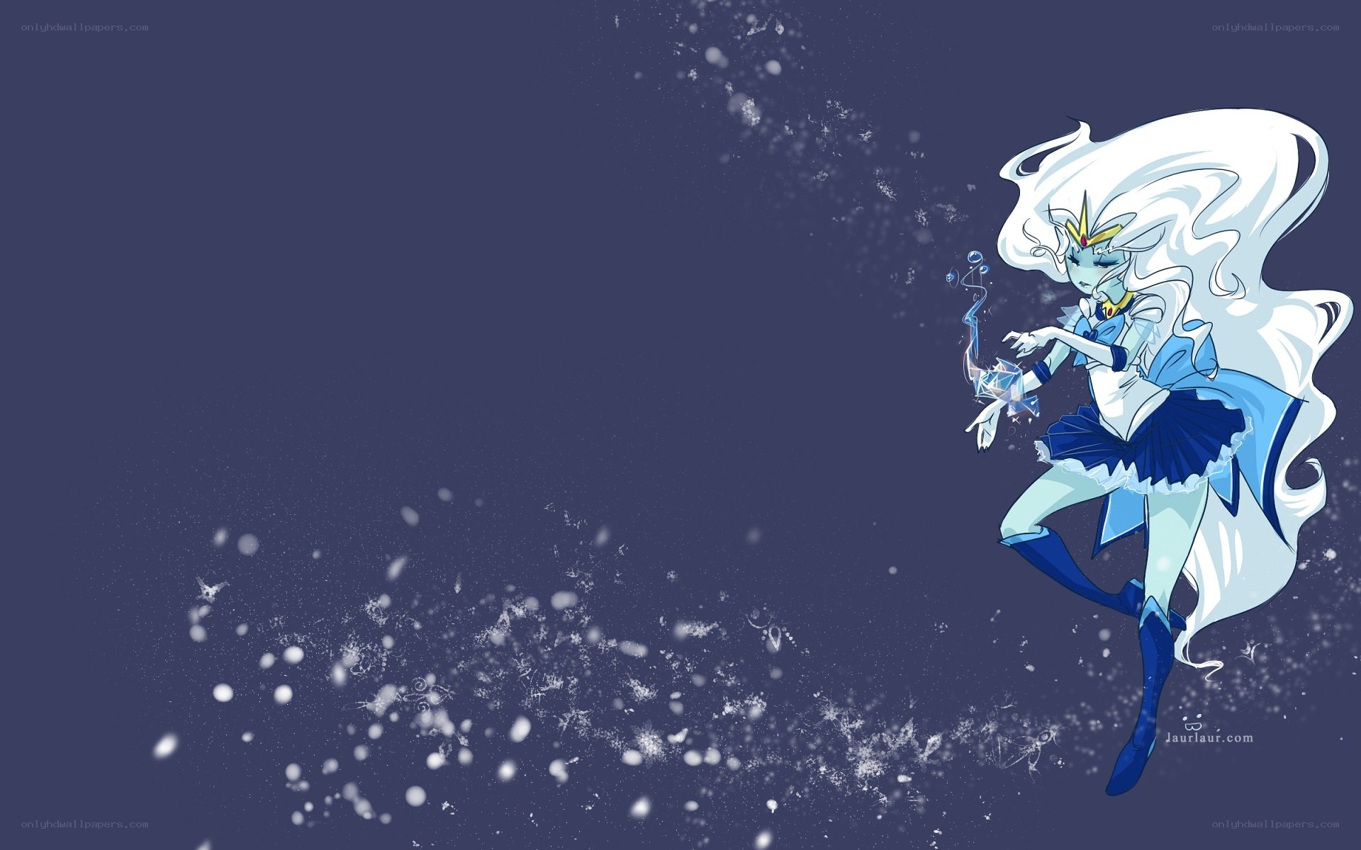 anime character with ice powers