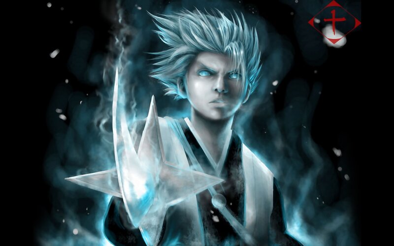 anime character with ice powers