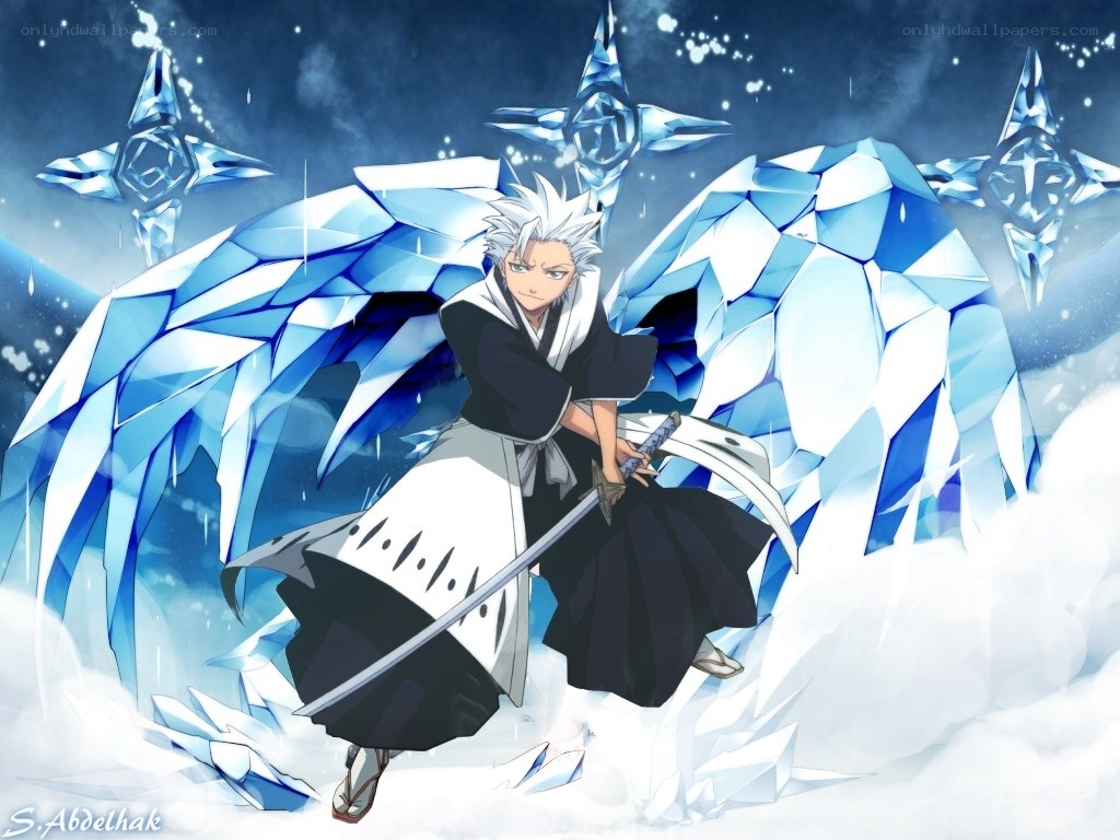 anime character with ice powers