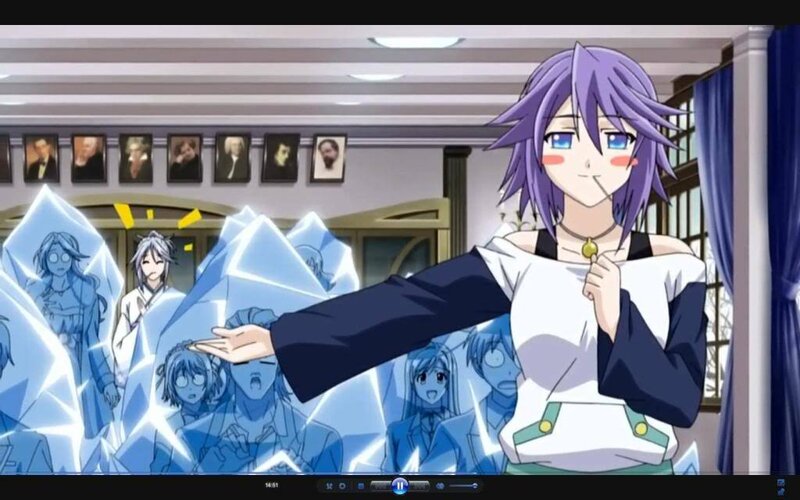 anime character with ice powers
