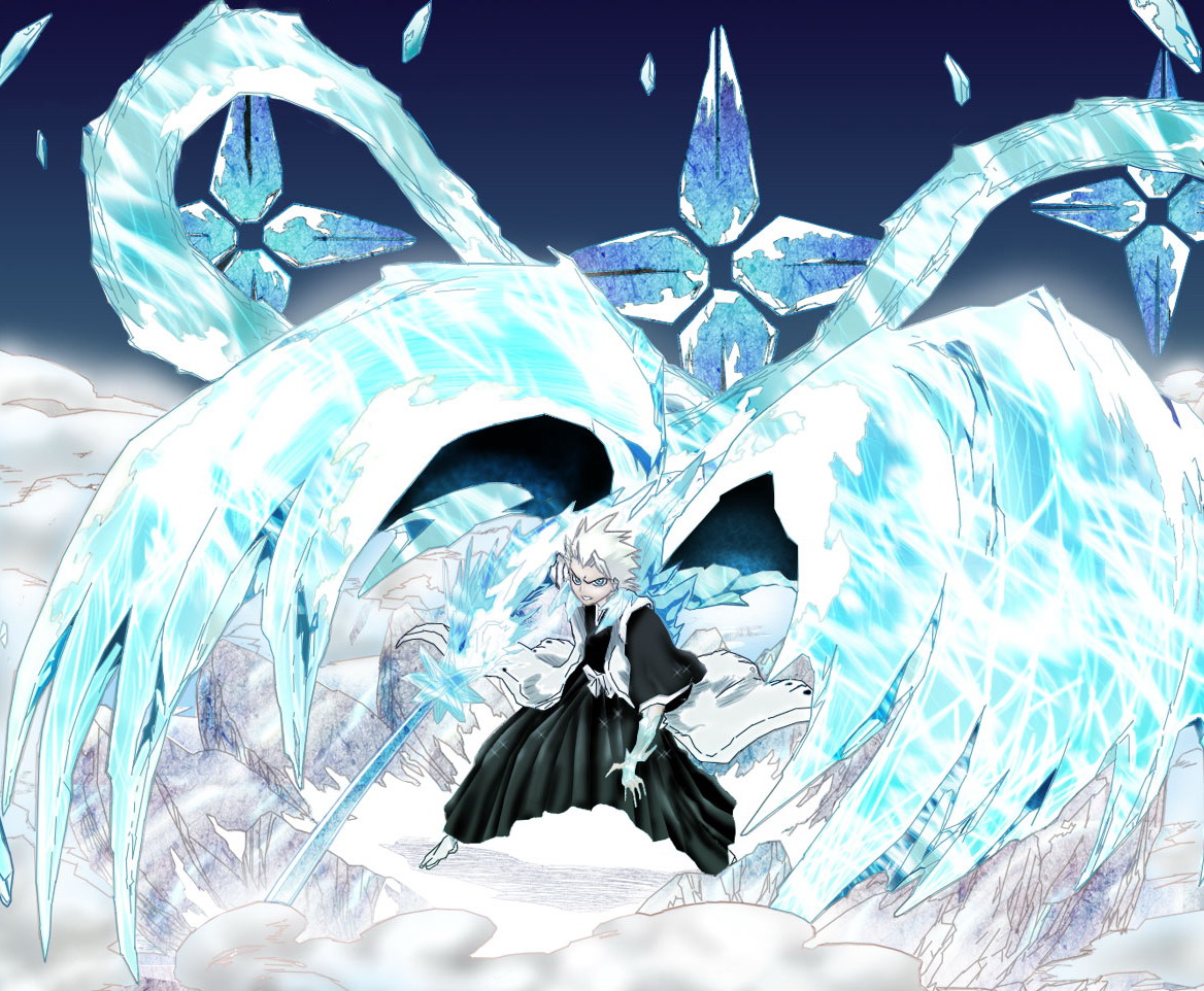 anime character with ice powers