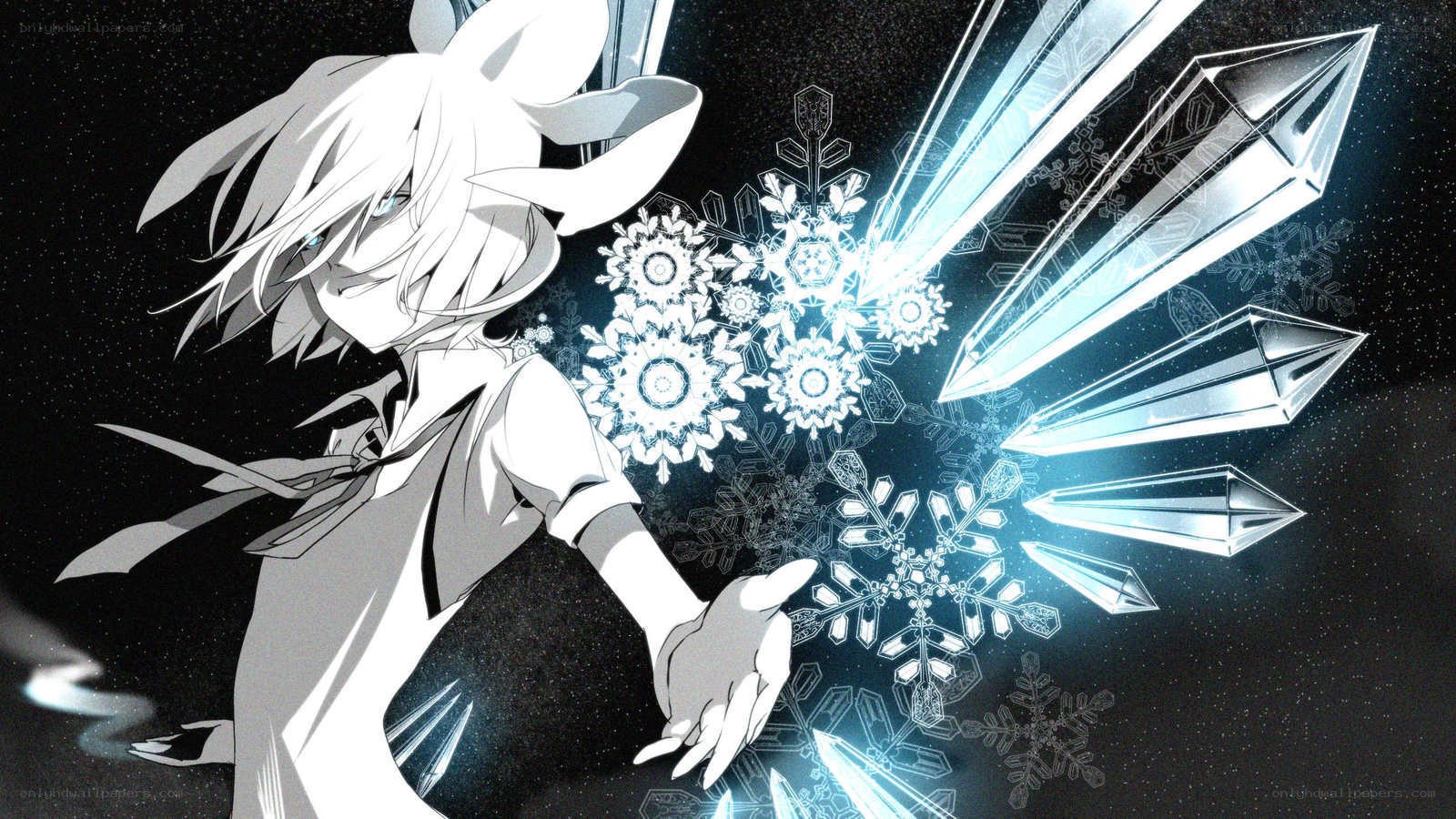 anime character with ice powers