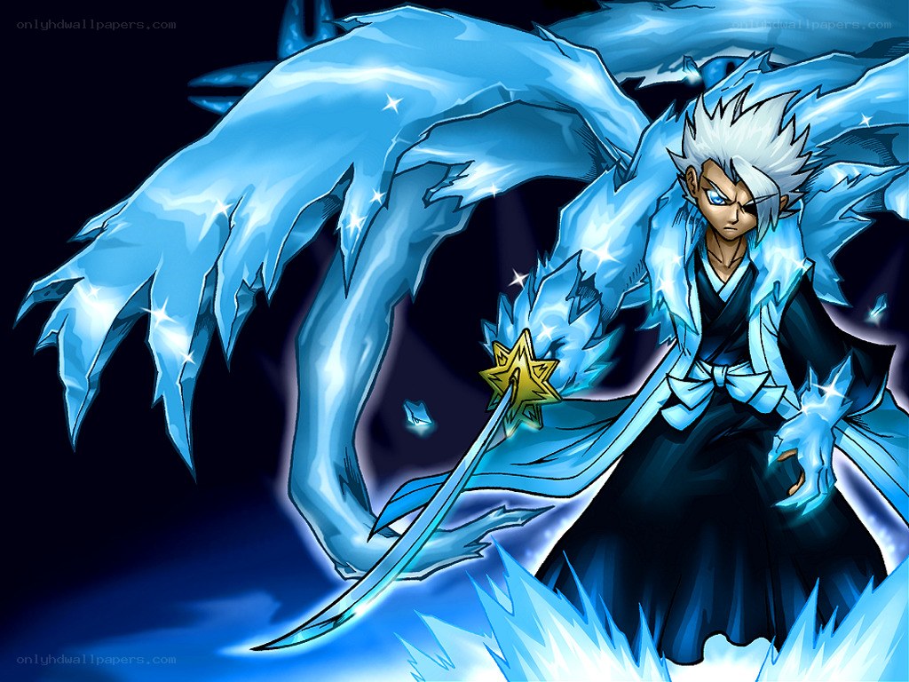anime character with ice powers