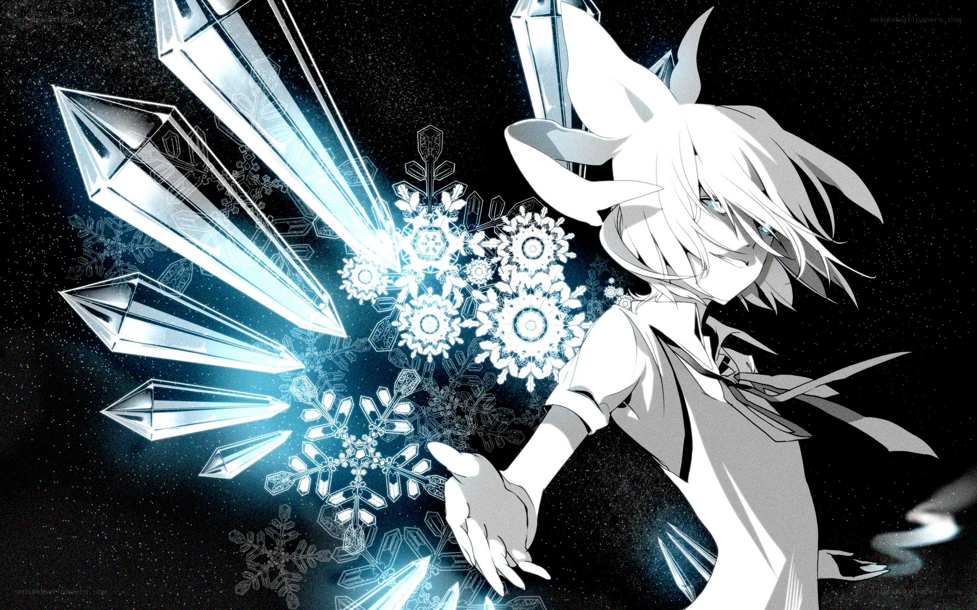 anime character with ice powers