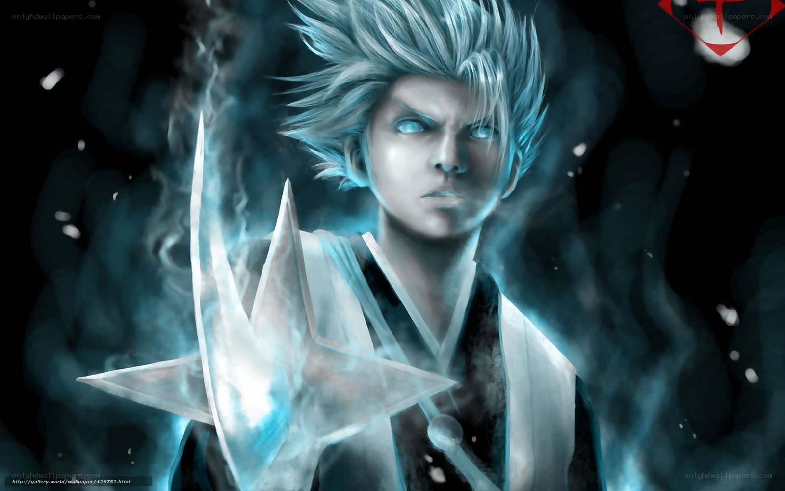 anime character with ice powers