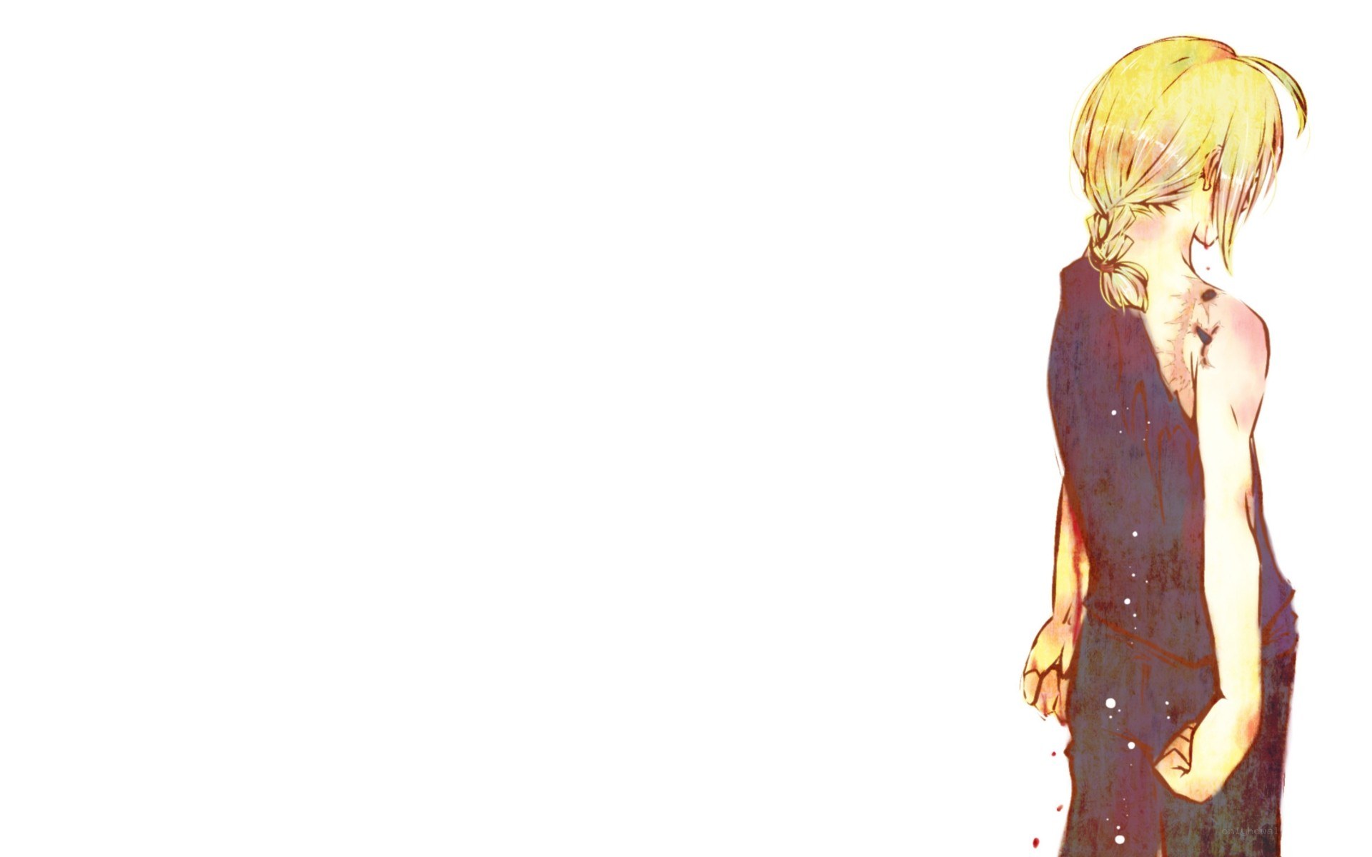 anime character with injuries