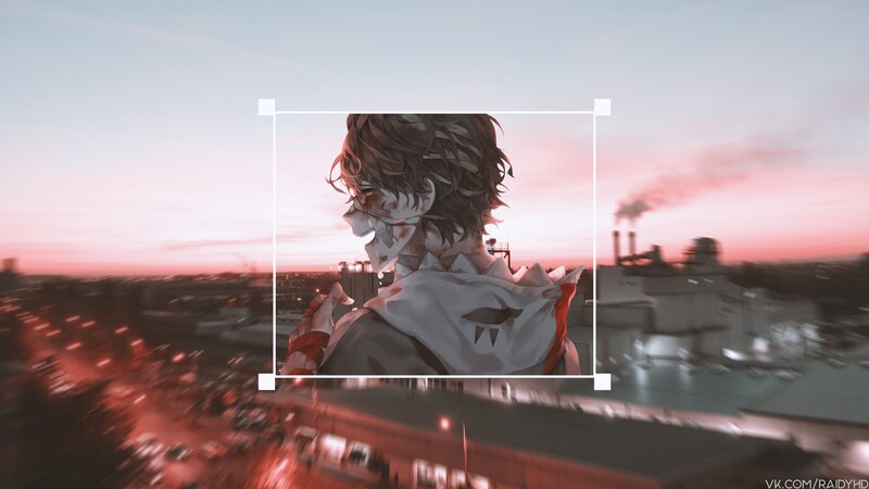 Anime Character with Injuries — Pink