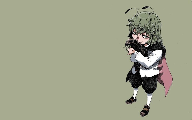 anime character with insect