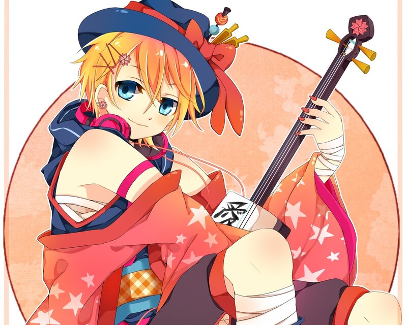 Anime Character with Instrument