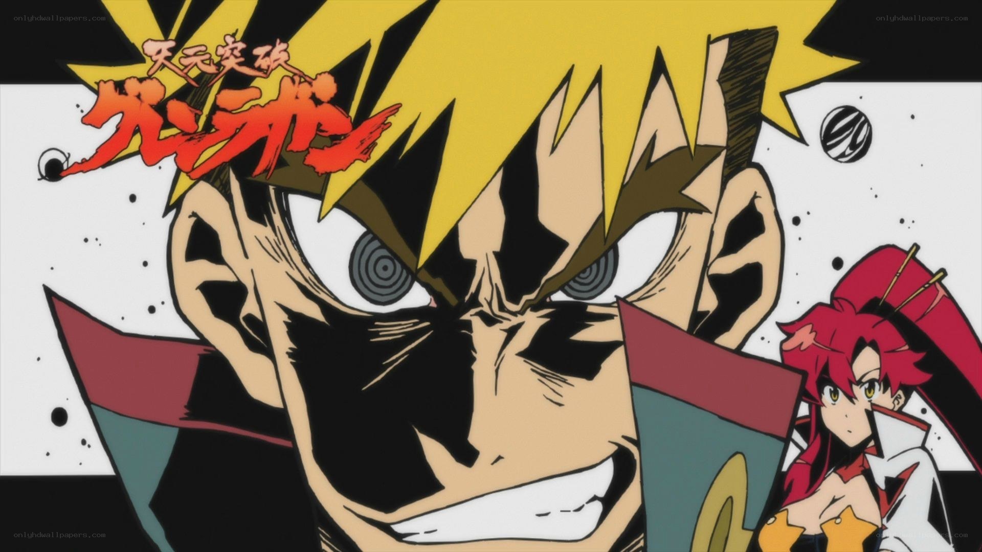 anime character with intense expression