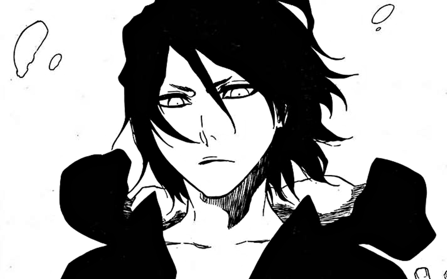 anime character with intense expression