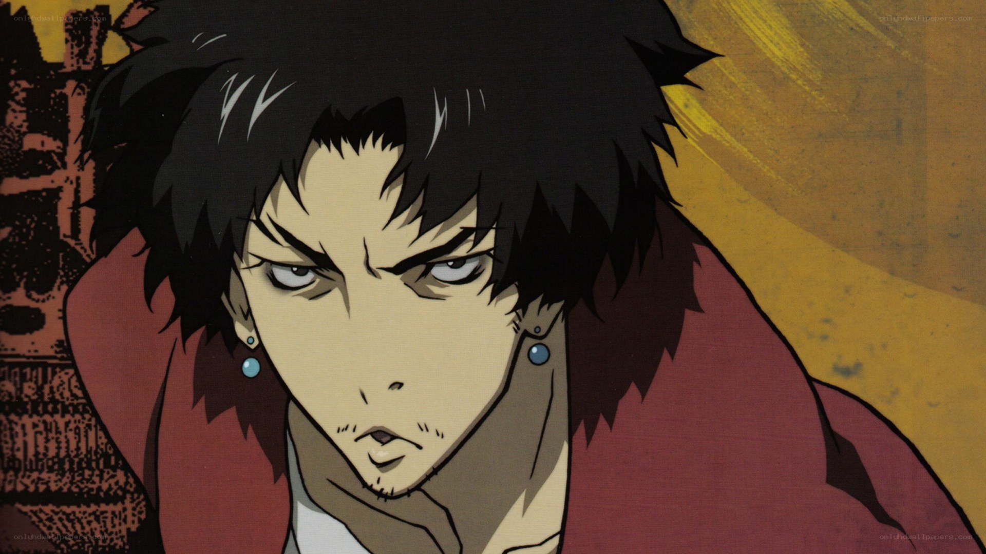 anime character with intense expression