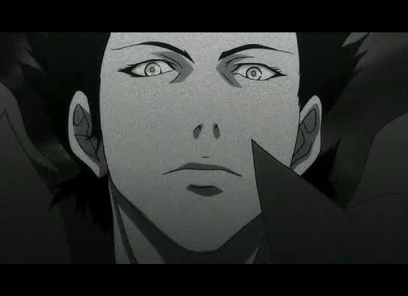 anime character with intense expression