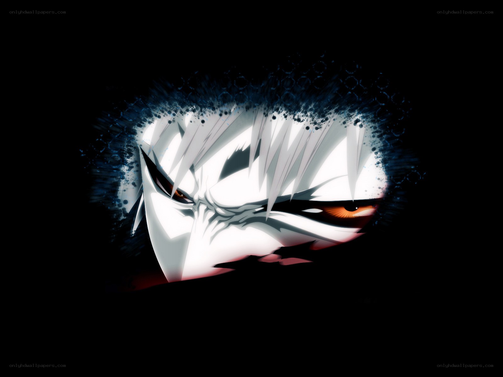 anime character with intense eyes