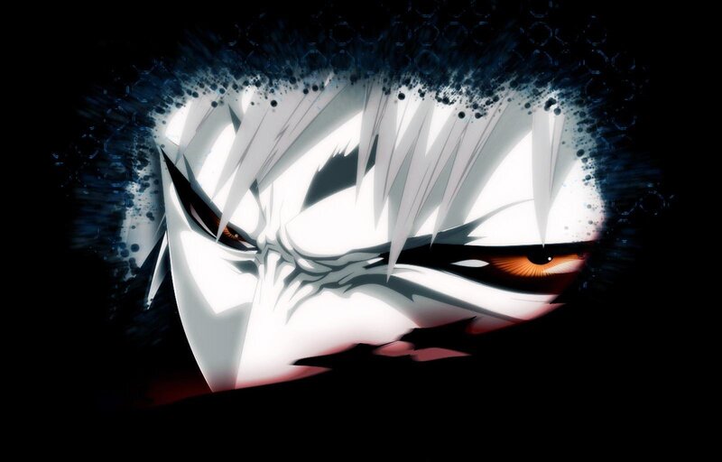 anime character with intense eyes