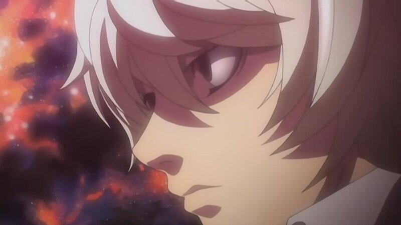 anime character with intense gaze