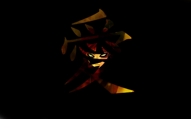 Anime Character with Kanji