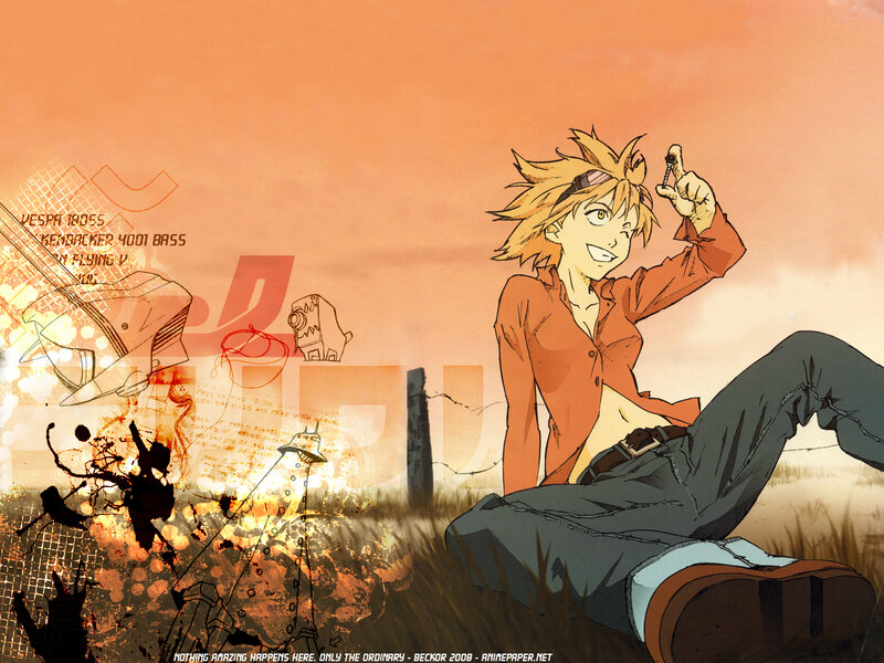 Anime character with key in hand