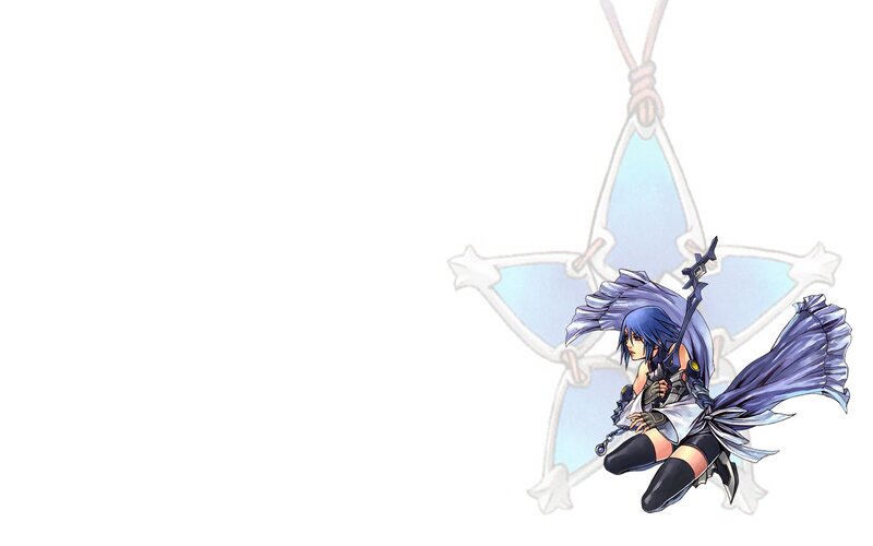 anime character with keyblade