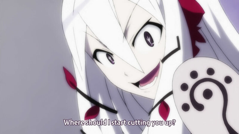 anime character with knife