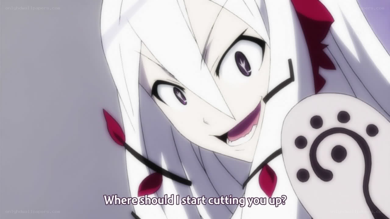 anime character with knife