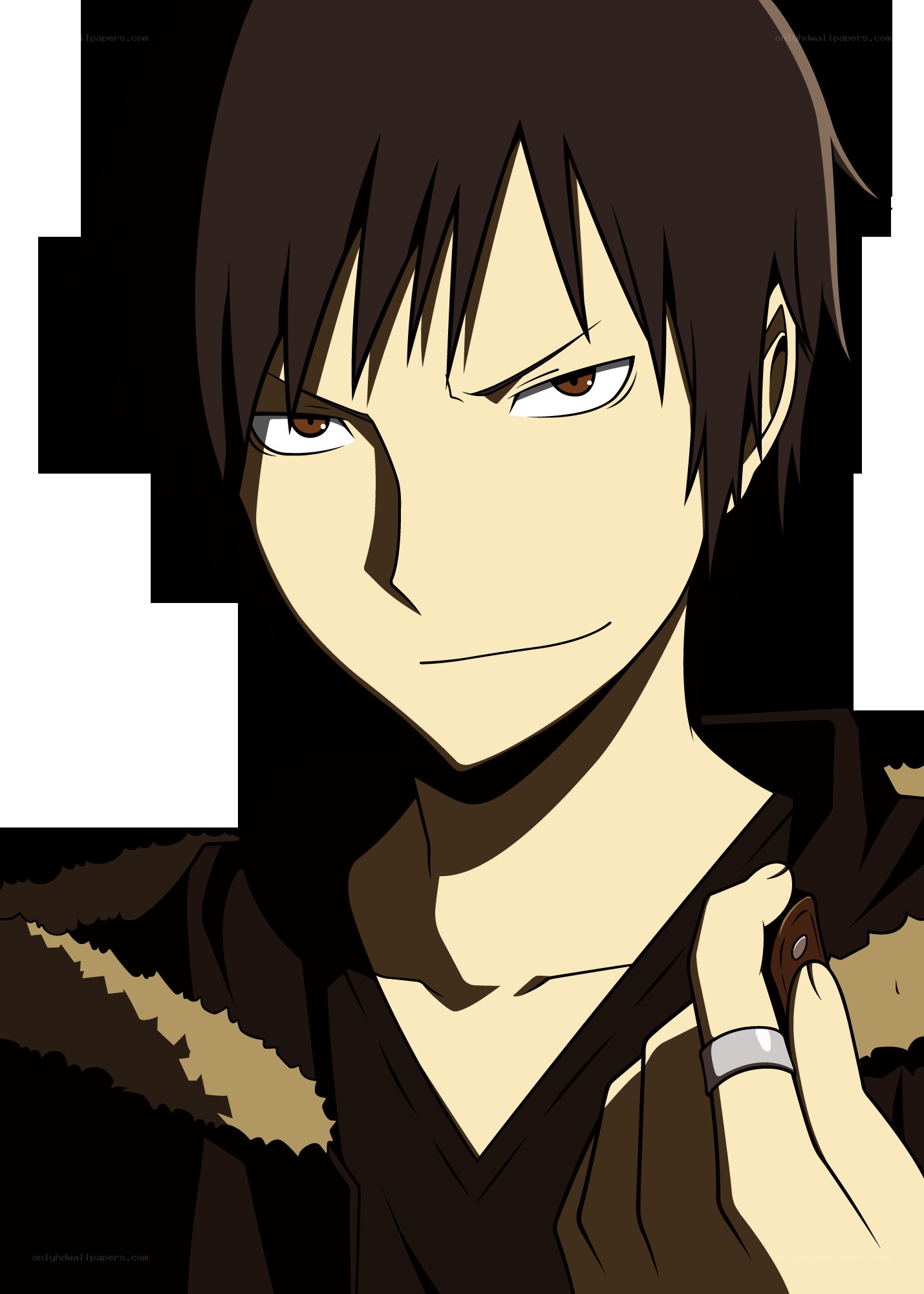anime character with knife