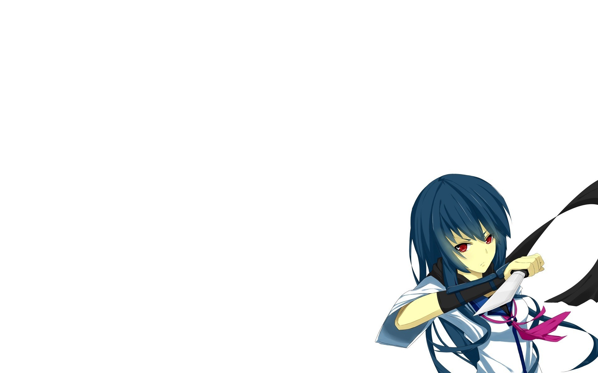 anime character with knife