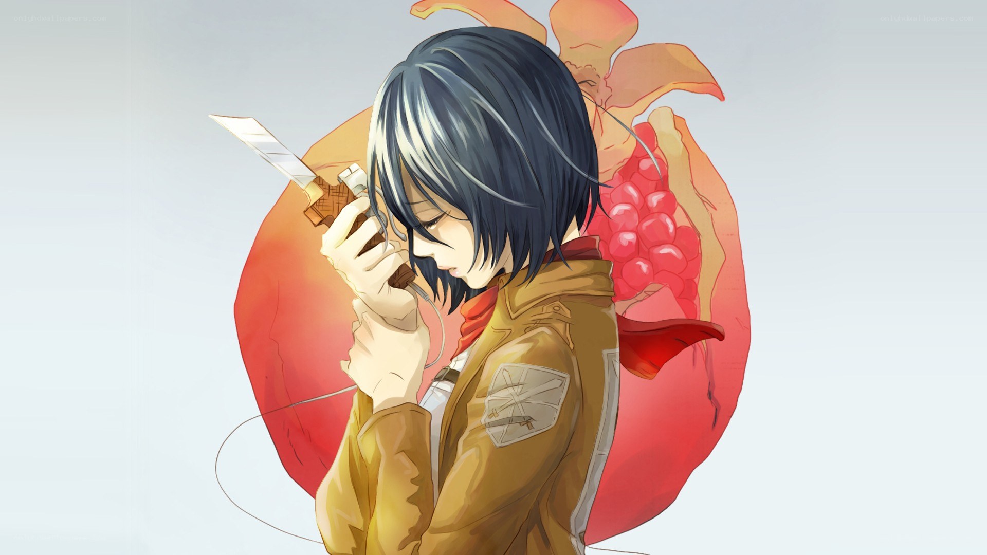 anime character with knife