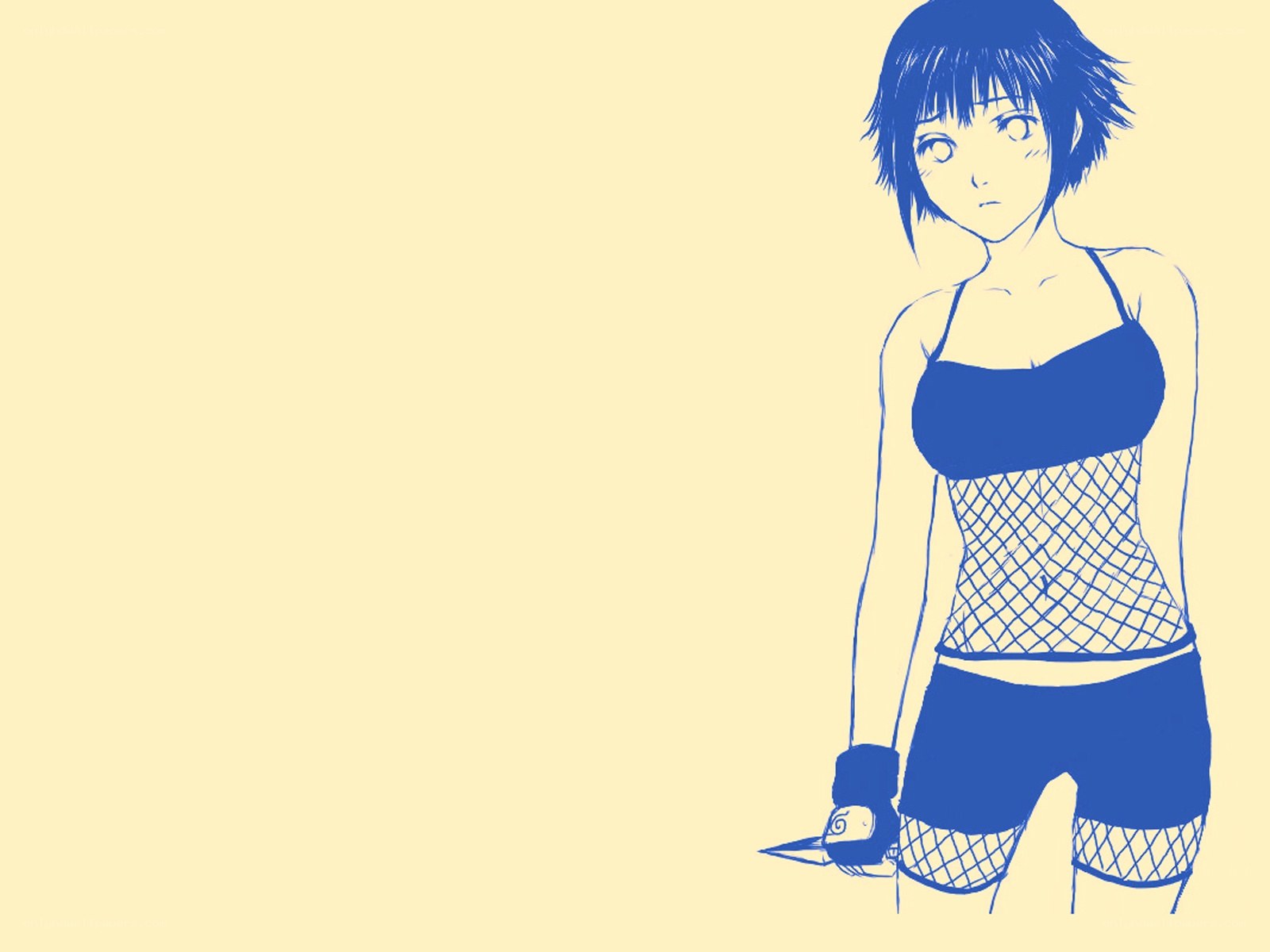 anime character with kunai