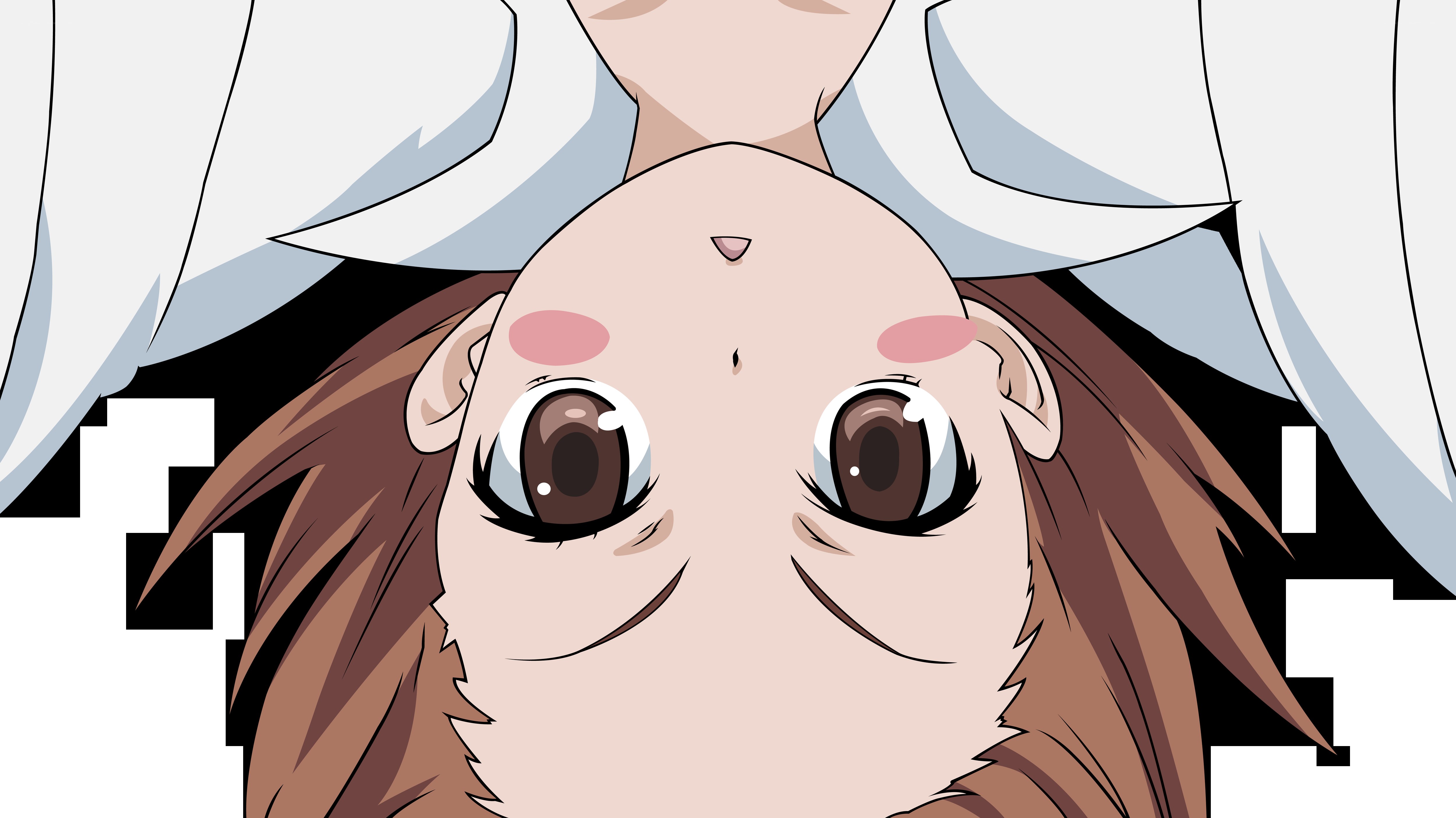 anime character with large eyes