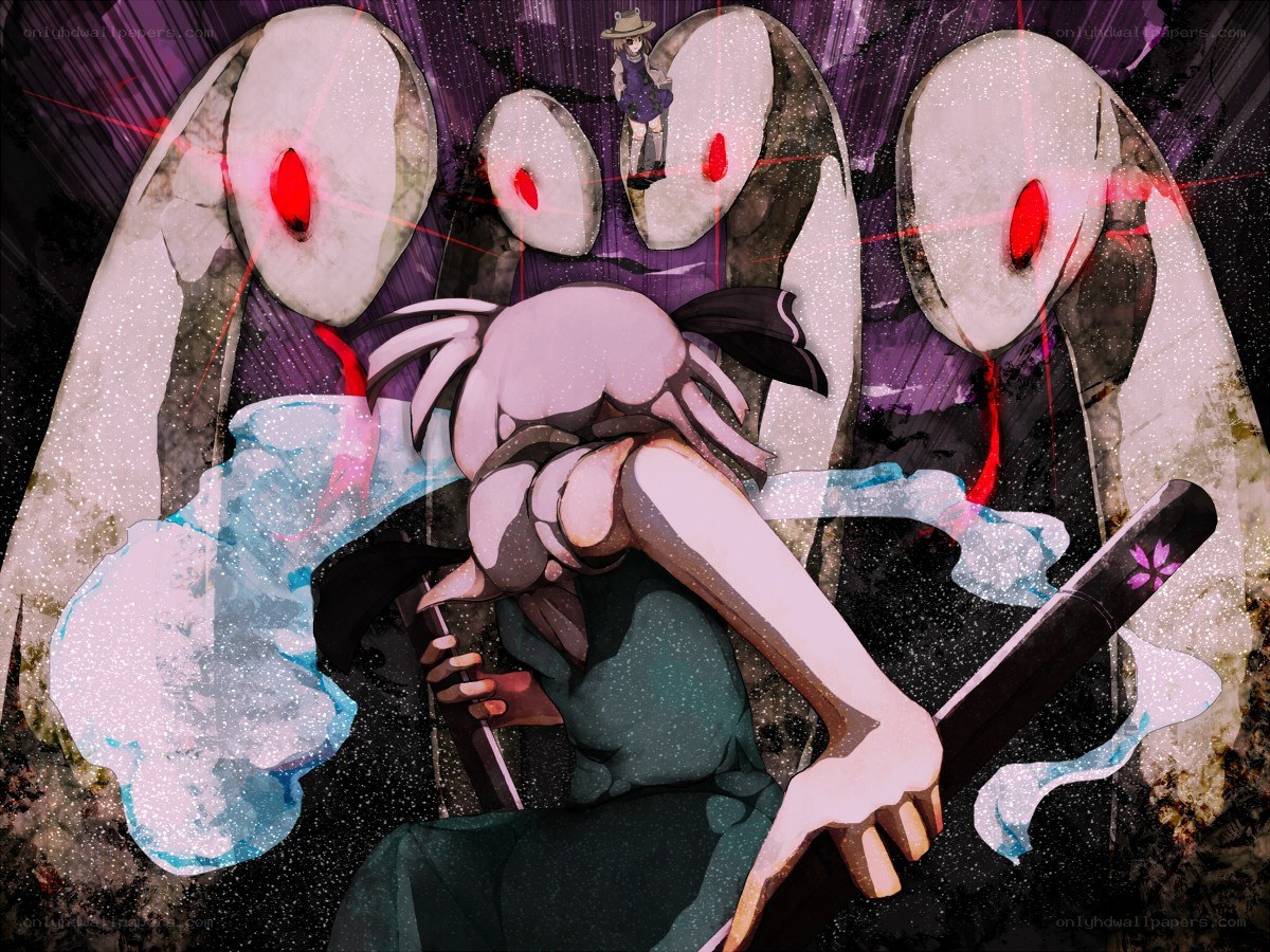 Anime character with large eyes
