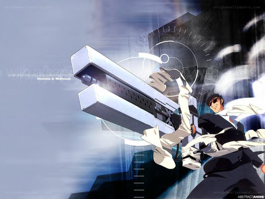 anime character with large gun