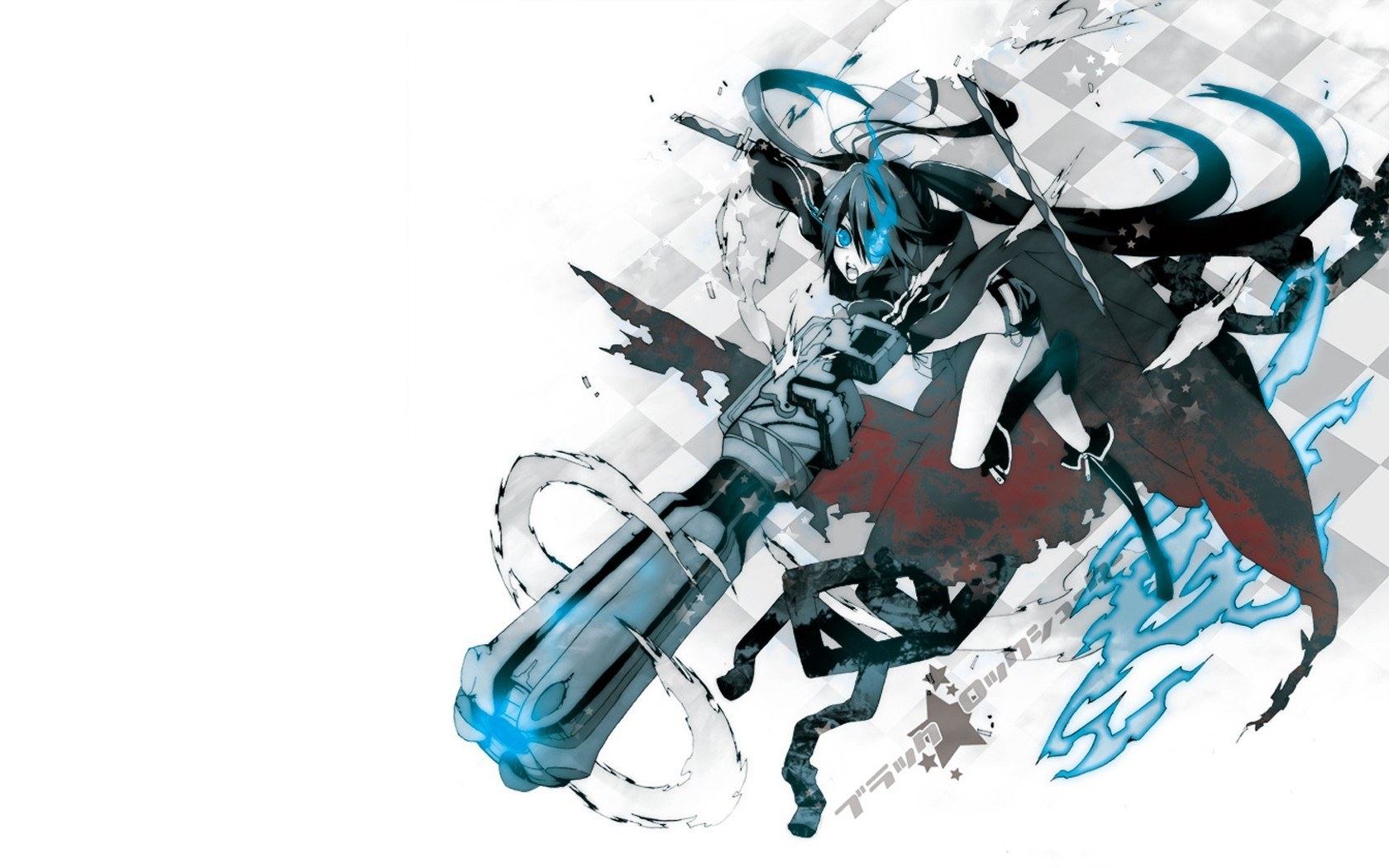 anime character with large gun