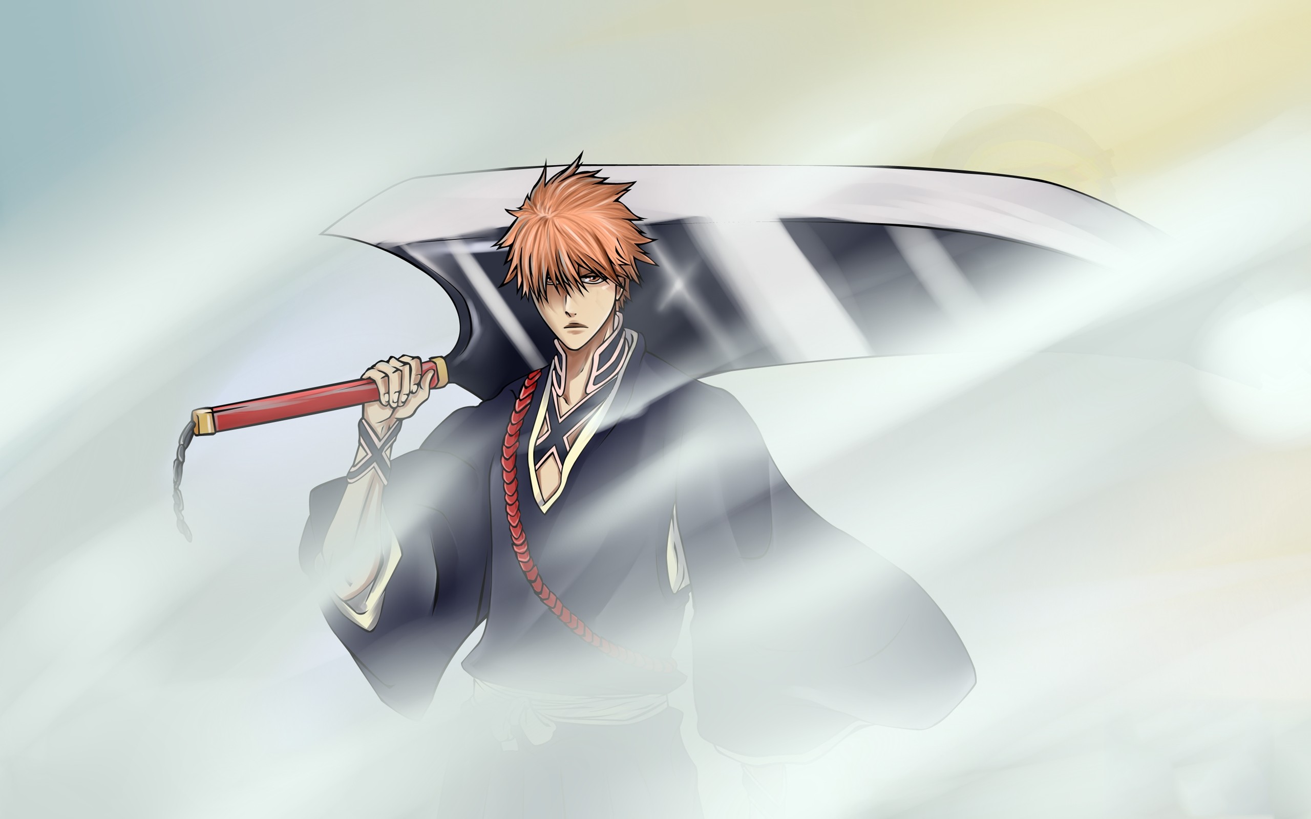 anime character with large sword