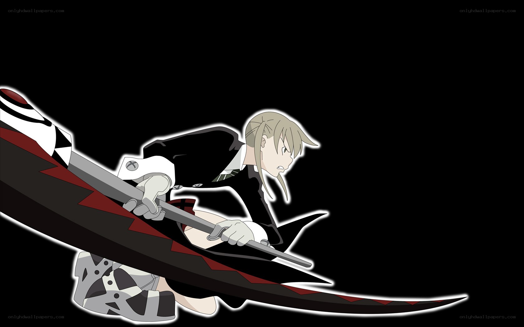 anime character with large sword