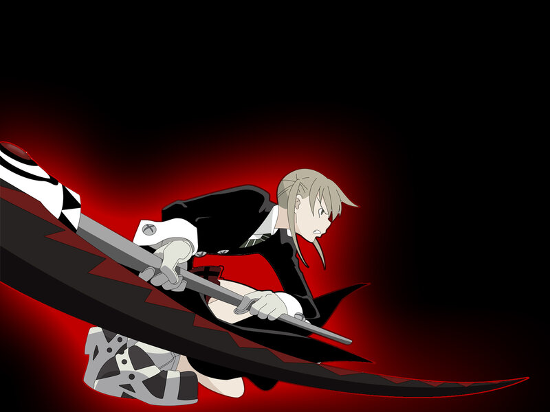 anime character with large sword