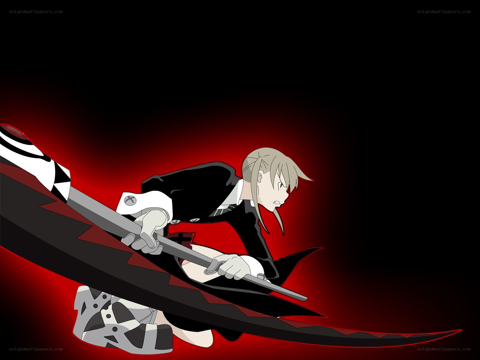 anime character with large sword