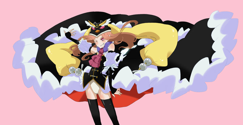 anime character with large wings