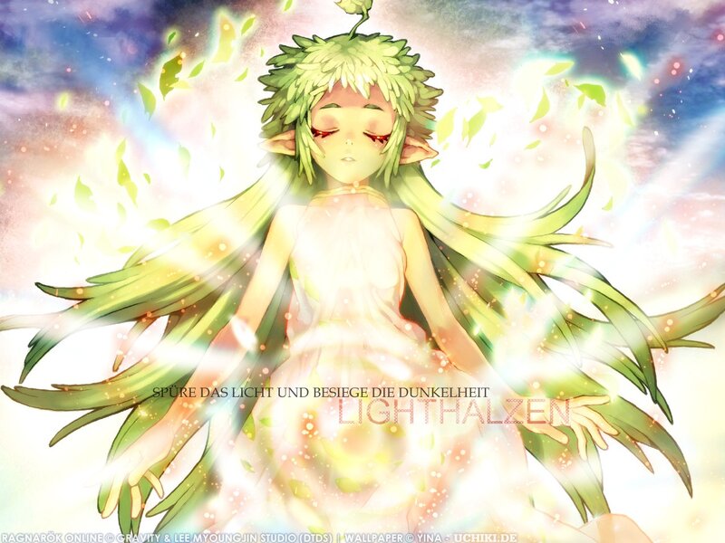Anime character with leafy hair