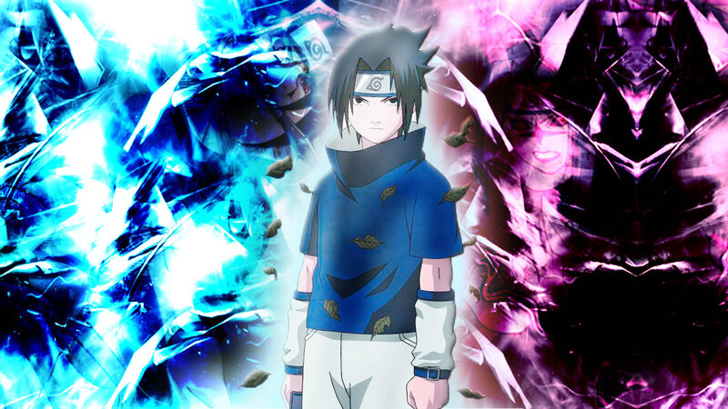 Anime Character with Leaves