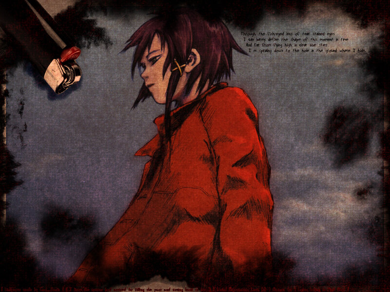 anime character with lighter