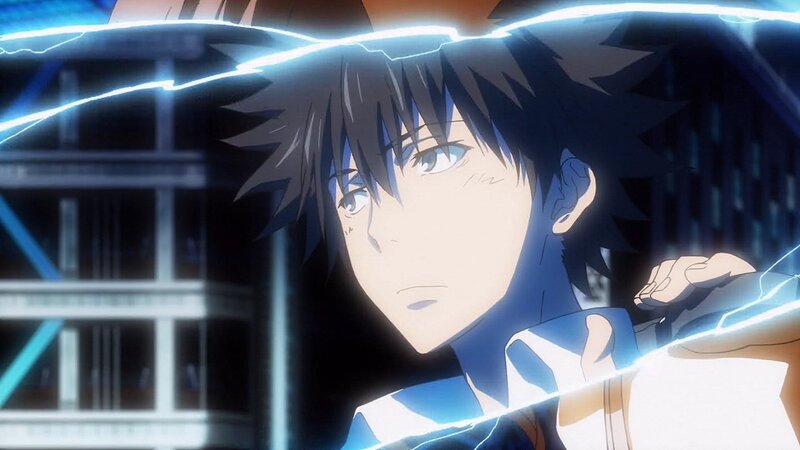anime character with lightning